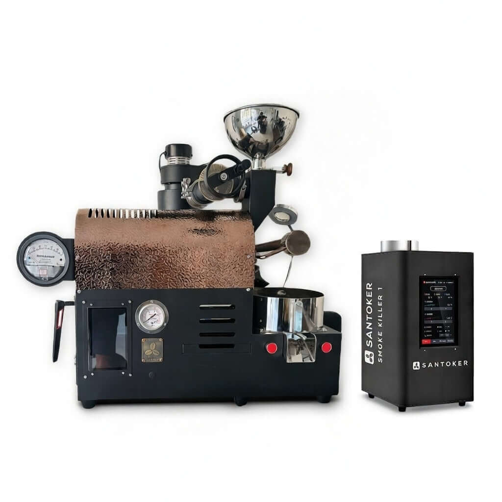 Santoker R500 og Smoke Killer 1 Bundle hos Home Roast